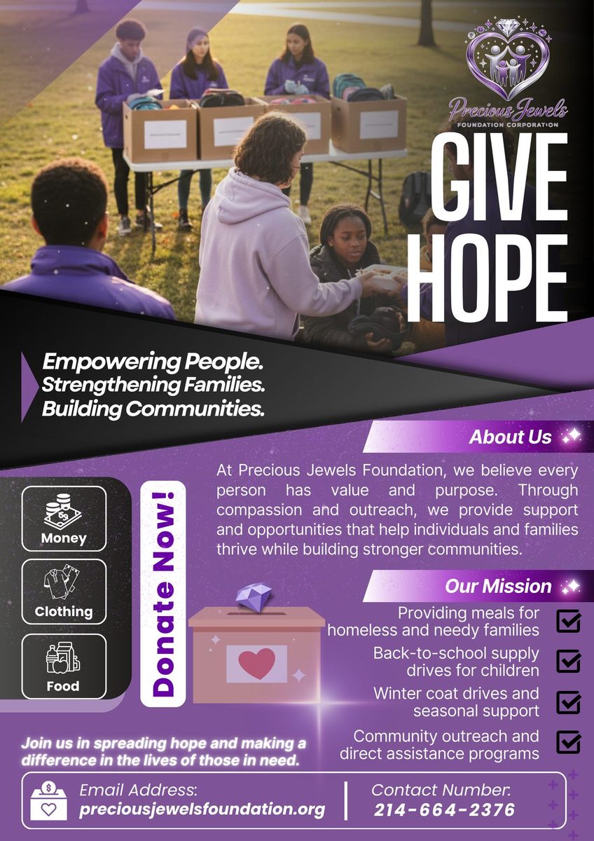 Precious Jewels Foundation serving the community